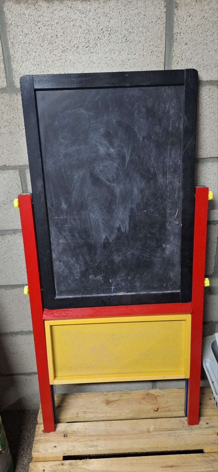 krijtbord, Ophalen, Krijtbord
