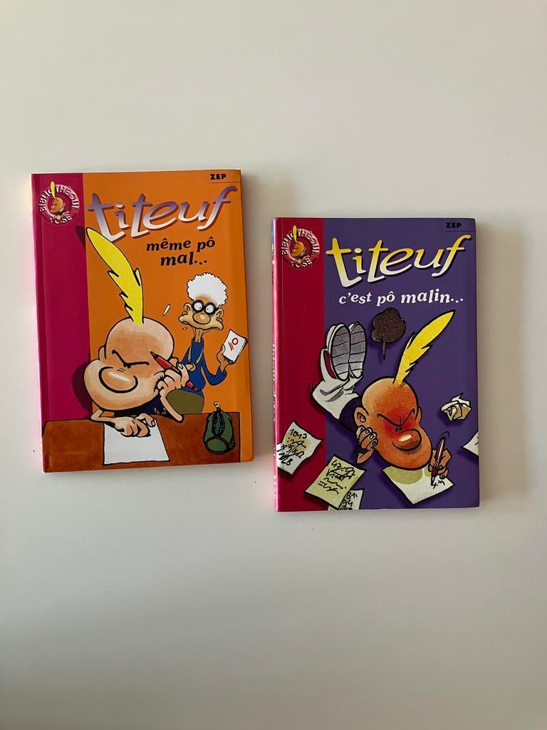 2 livres bibliothèque rose Titeuf, Enlèvement ou Envoi, Comme neuf