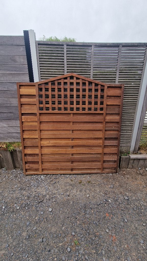 Écran de jardin Trellis, 150 à 200 cm, Comme neuf, Bois, 150 à 200 cm