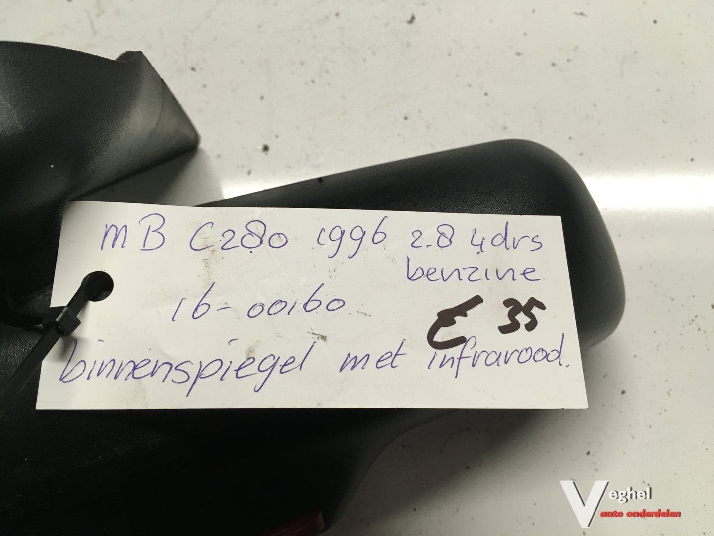 Mercedes C 280 1996  wagennr 1600160  Binnenspiegel, Gebruikt, -, -, Ophalen of Verzenden