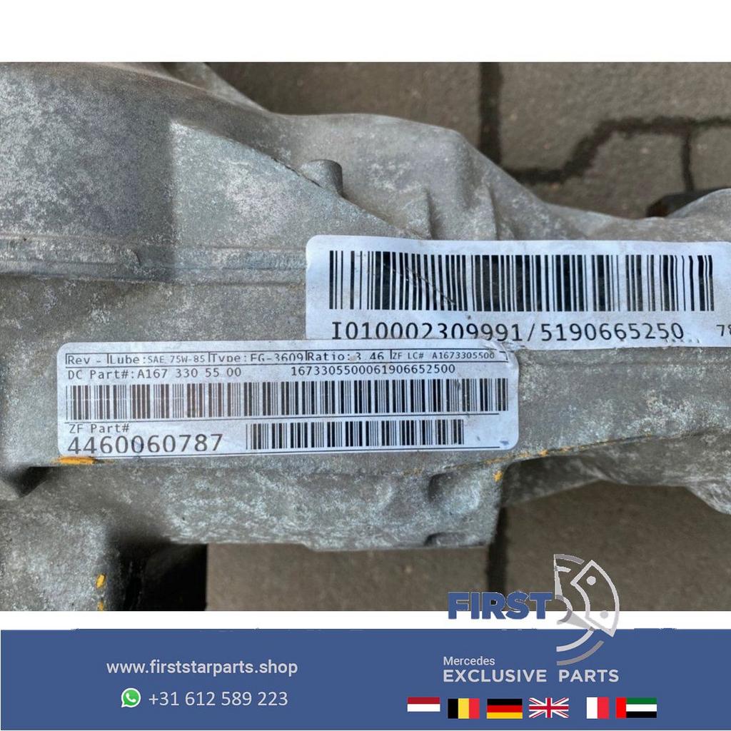 A1673305500 A1673305100 V167 C167 X167 GLE GLS KLASSE DIFFE, Gebruikt, -, Ophalen of Verzenden, -