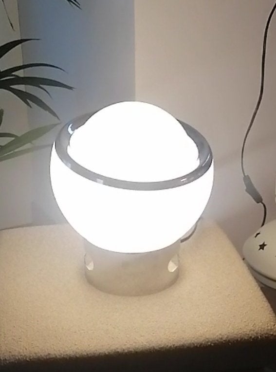 Lampe design, Éclairage LED, Blanc, Verre, Enlèvement