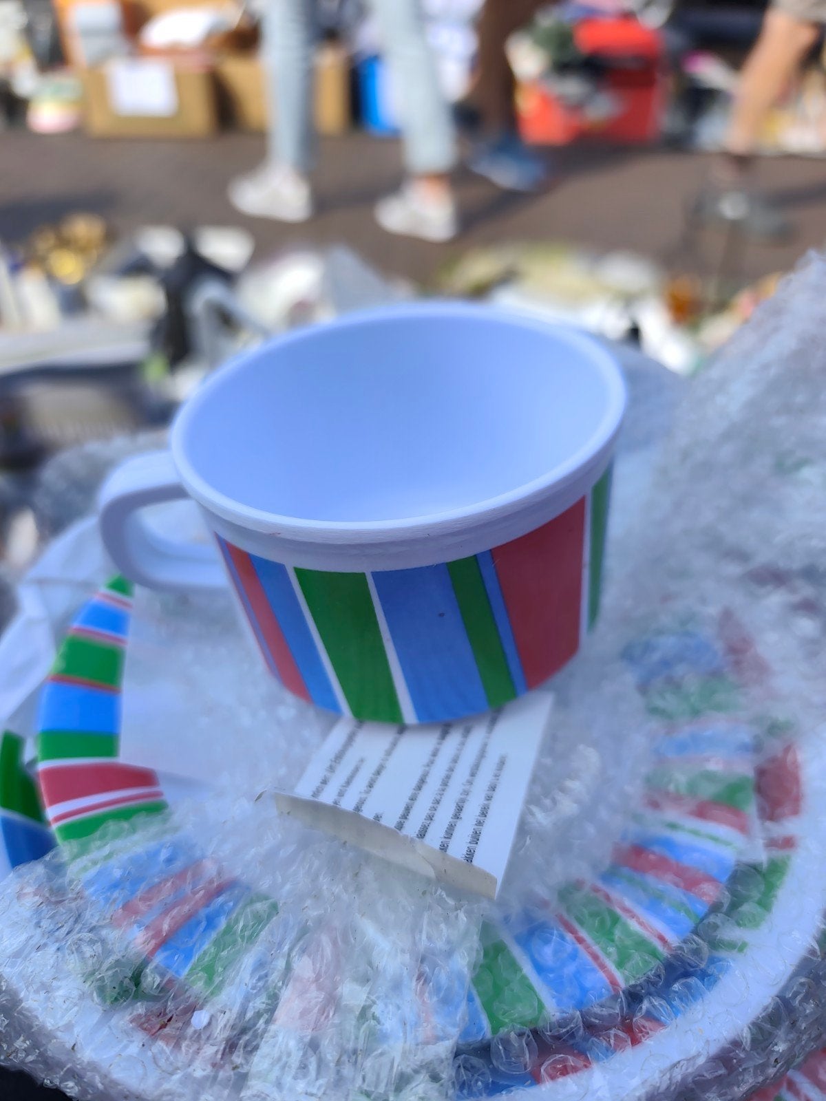 set van 4 plastiek, Ophalen of Verzenden