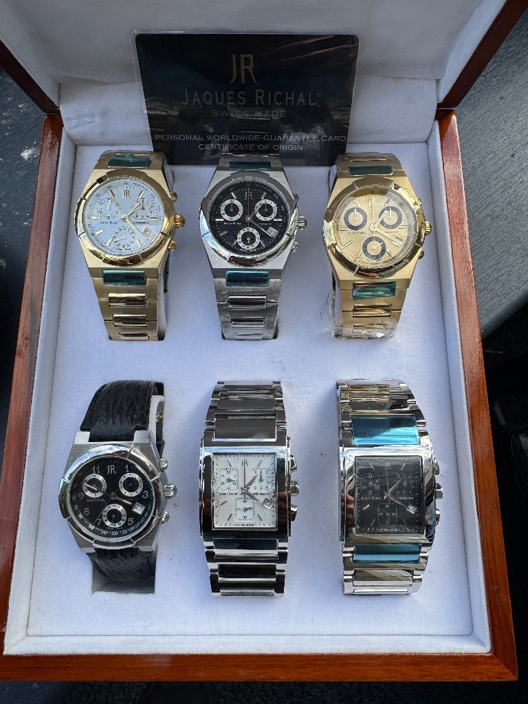 Montres Jaques Richal, Bijoux, Sacs & Beauté, Enlèvement ou Envoi, Neuf, Montre-bracelet, Or