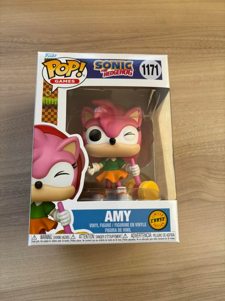 Funko Pop! Games Sonic the Hedgehog Amy Rose #1171 Chase, Ophalen of Verzenden