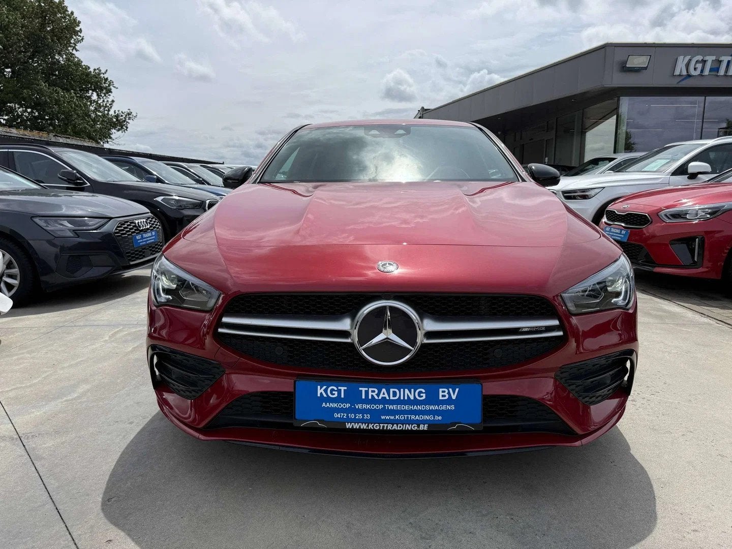 Mercedes-Benz CLA-Klasse 35 AMG 4Matic AMG EXHAUST BURMESTER, Auto's, Mercedes-Benz, Automaat, CLA, Gebruikt, Leder