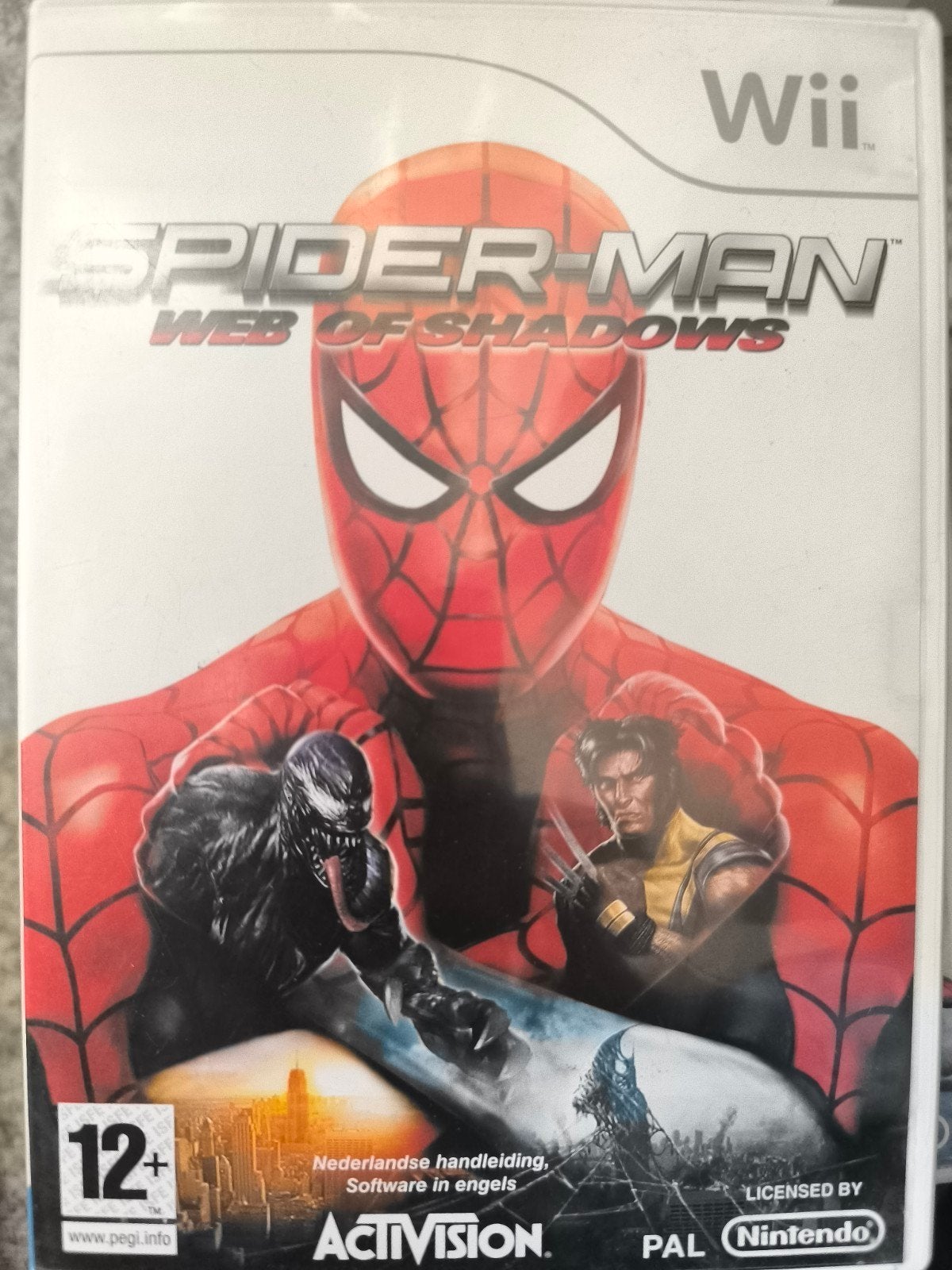 Spider-Man Web of Shadows, Games en Spelcomputers, Games | Nintendo Wii, Avontuur en Actie, 1 speler, Ophalen of Verzenden, Zo goed als nieuw