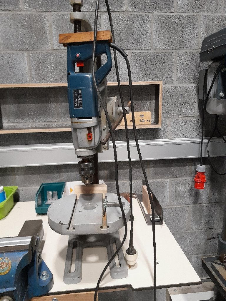 kolomboormachine, Ophalen, Kolomboormachine