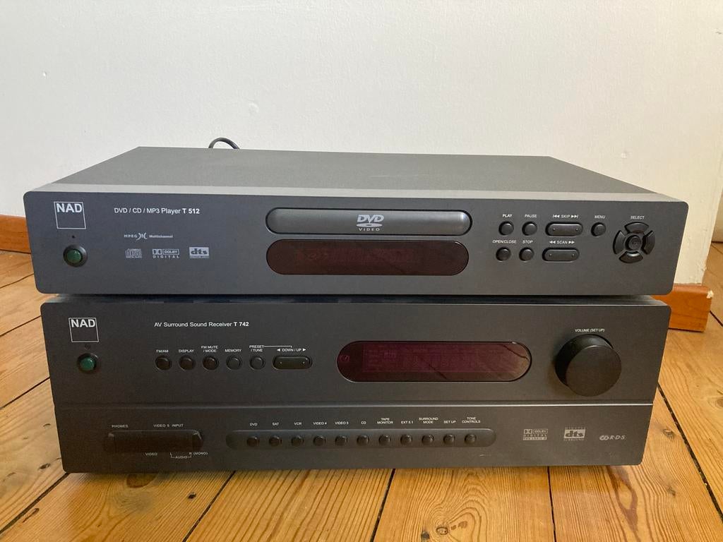 NAD muziekinstallatie Canton luidsprekers, Audio, Tv en Foto, Gebruikt, 60 tot 120 watt, Ophalen, Overige merken