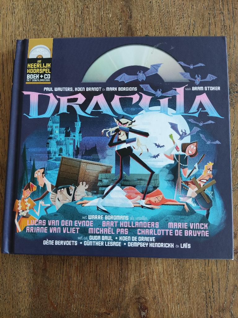 boek + CD het geluidshuis DRACULA, Boeken, Luisterboeken, Ophalen of Verzenden, Cd, Kind