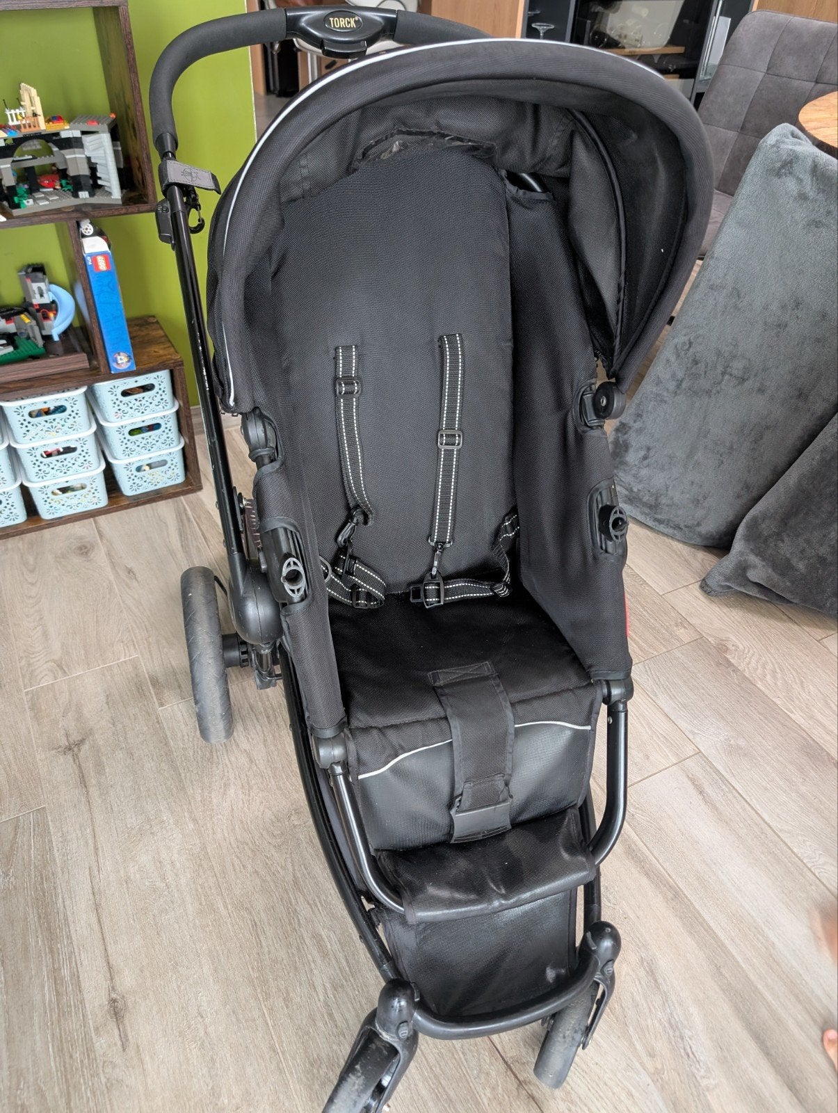 buggy met buggy board, Kinderen en Baby's, Ophalen, Gebruikt, Overige merken, Verstelbare rugleuning