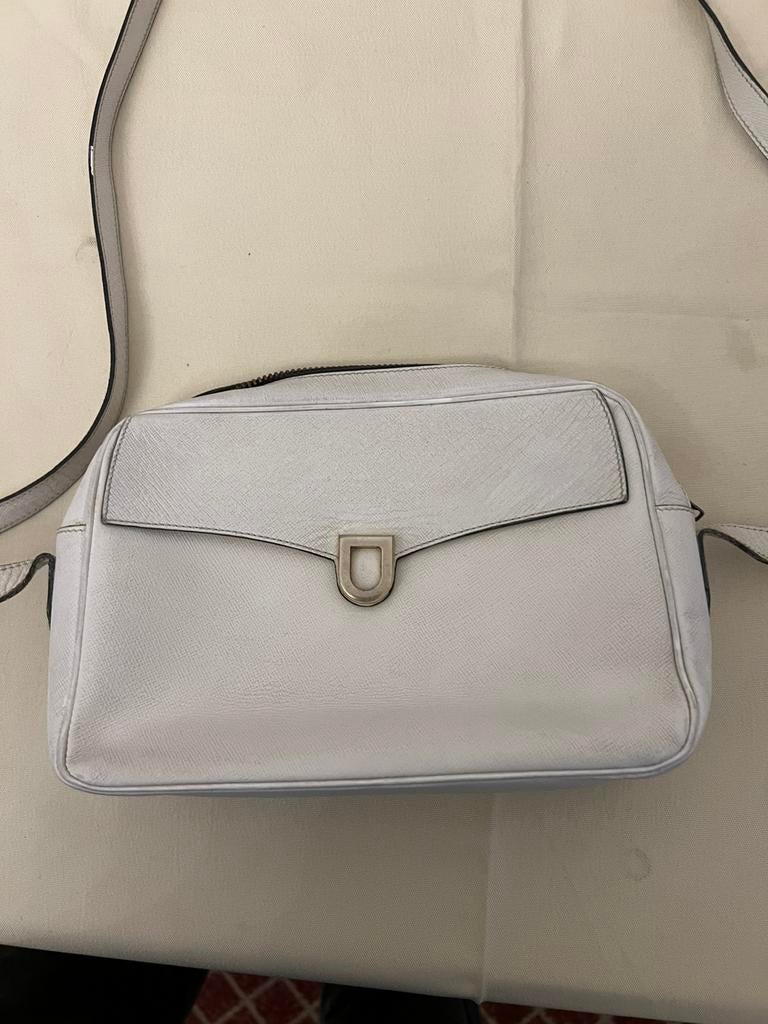Delvaux vrouwen tas, Handtassen en Accessoires, Ophalen of Verzenden, Gebruikt, Wit, Schoudertasje