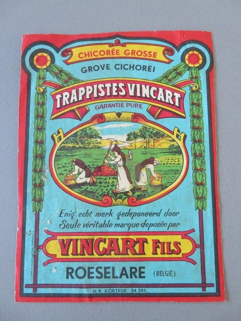 grove Chicorei Trappistes Vincart Roeselare Van Genechten, Enlèvement ou Envoi, Comme neuf, Autres types