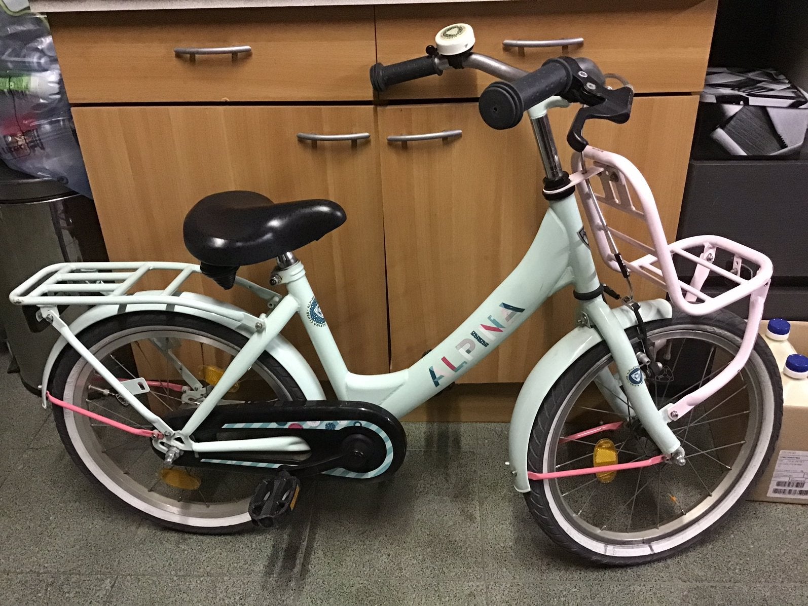 Prachtige kinderfiets voor meisje merk Alpina 4 - 6 jaar, Vélos & Vélomoteurs, Enlèvement, Comme neuf