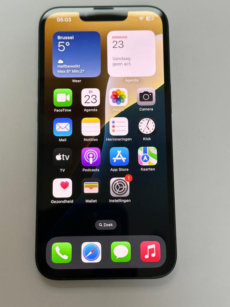 iPhone 14 - 128gb - batterij 100% - garantie - nieuwstaat, Telecommunicatie, Mobiele telefoons | Apple iPhone, Ophalen, 128 GB