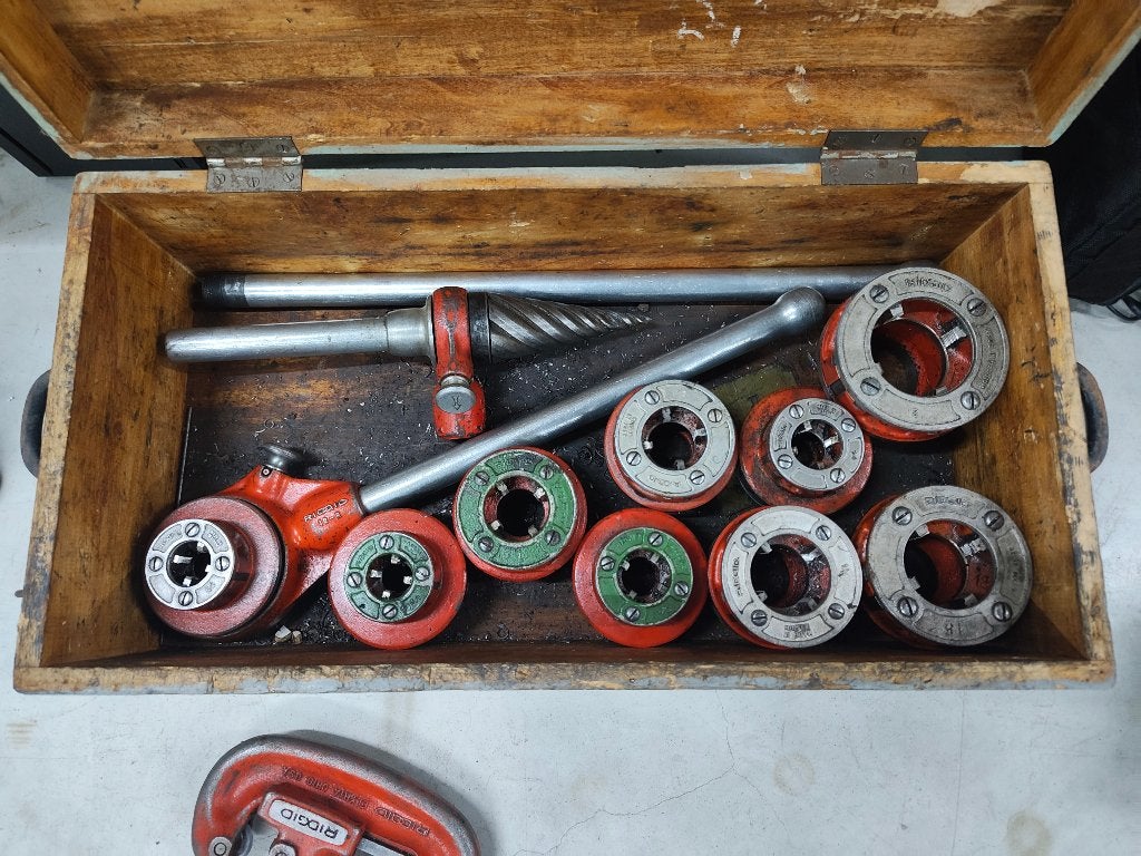 Ridgid draadsnijder, Ophalen, Gebruikt