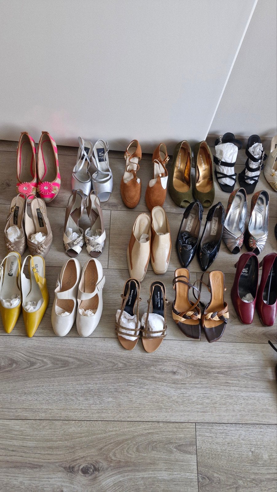 55 paar damesschoenen maat 36/37/38., Diversen, Rommelmarktspullen, Ophalen