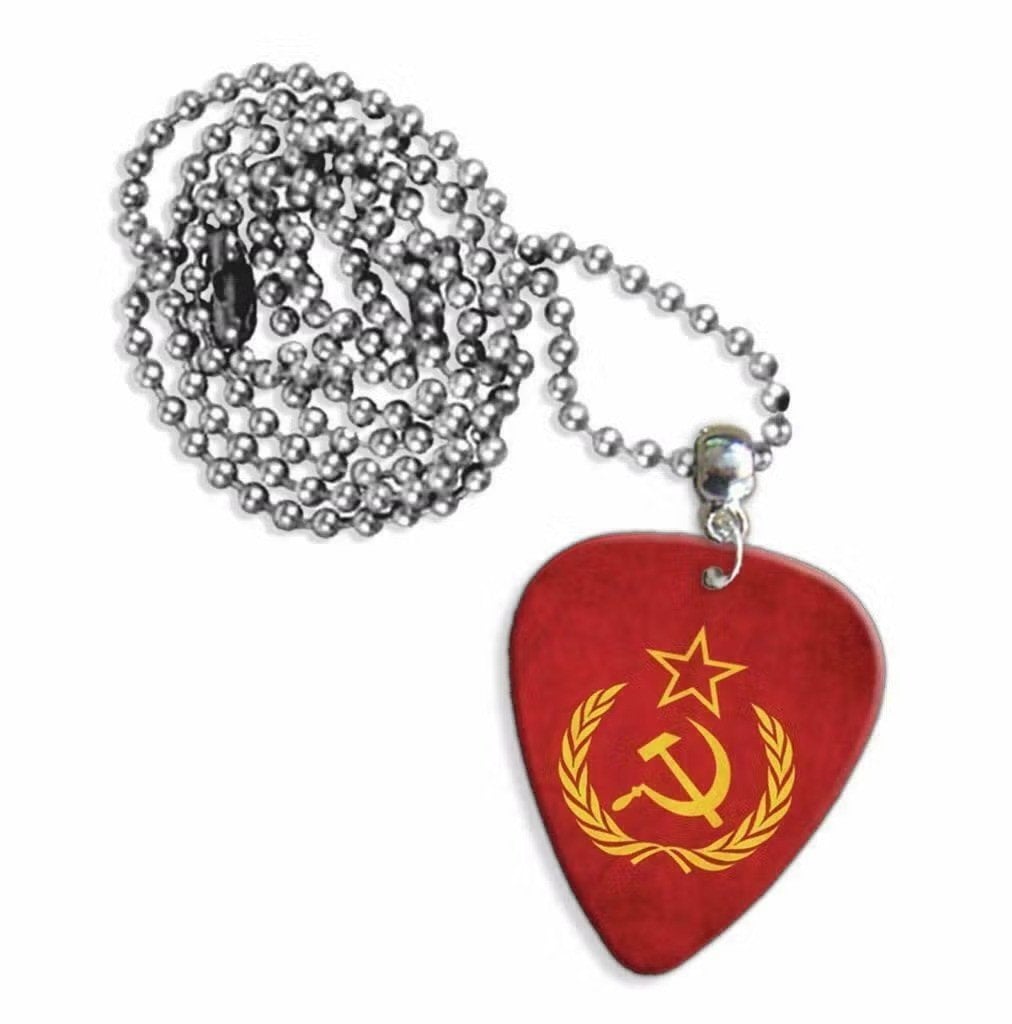 Plectrum ketting of sleutelhanger van de Sovjet Unie vlag, Ophalen of Verzenden, Nieuw