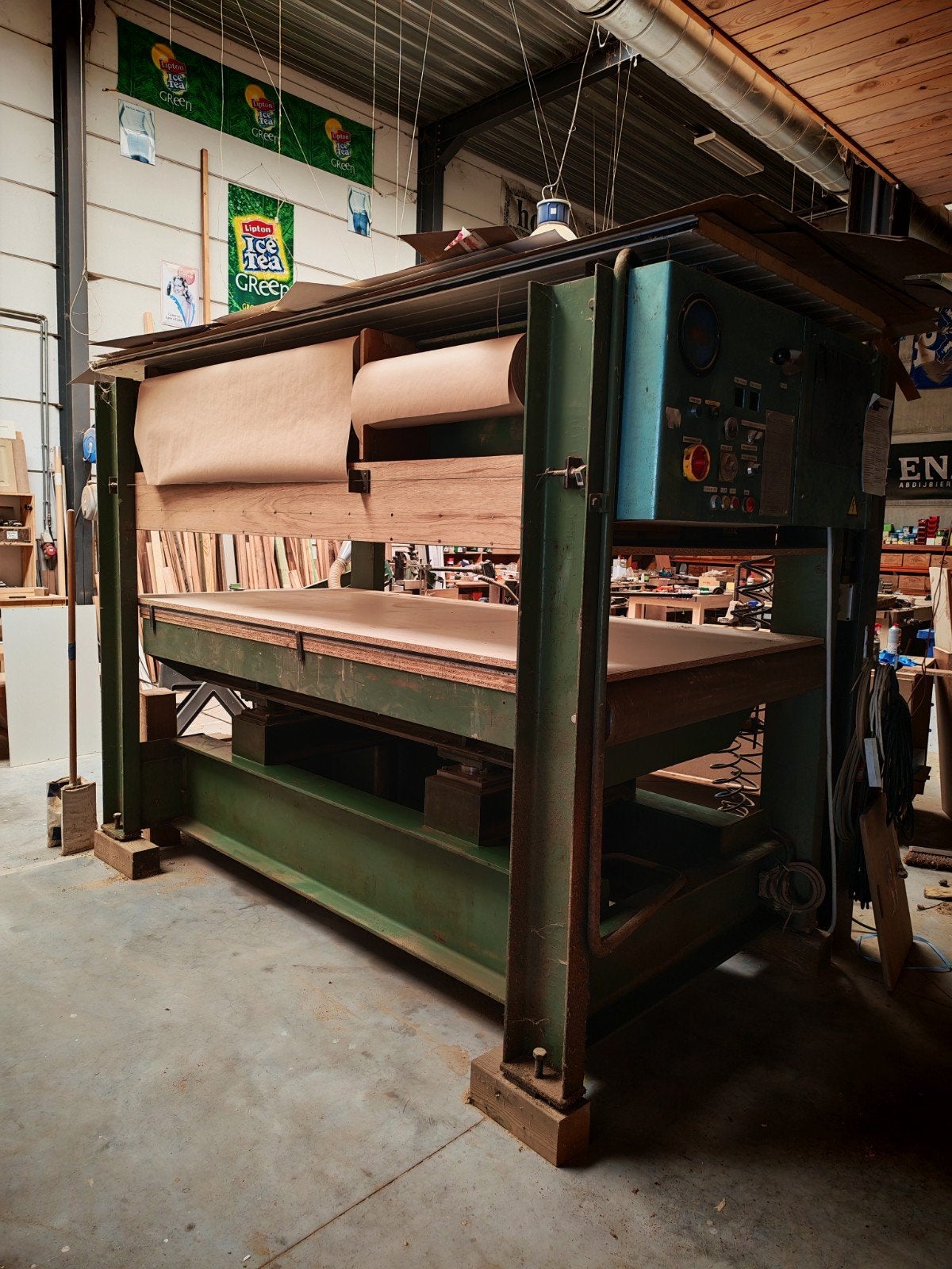 Vlakpers voor plaatmateriaal, Doe-het-zelf en Bouw, Platen en Panelen, Ophalen, HPL