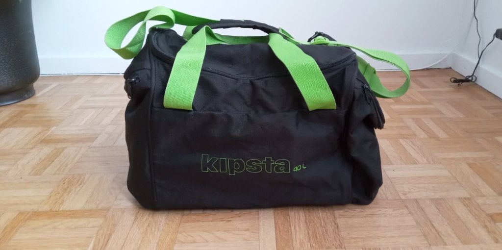 Sac de sport KIPSTA 40 L – Noir & Vert, Enlèvement, Neuf, Adulte unisexe