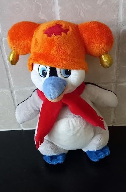 Knuffel Kabouter Plop Pinki de Pinguin van  Studio 100, Kinderen en Baby's, Ophalen of Verzenden, Zo goed als nieuw, Wasbaar