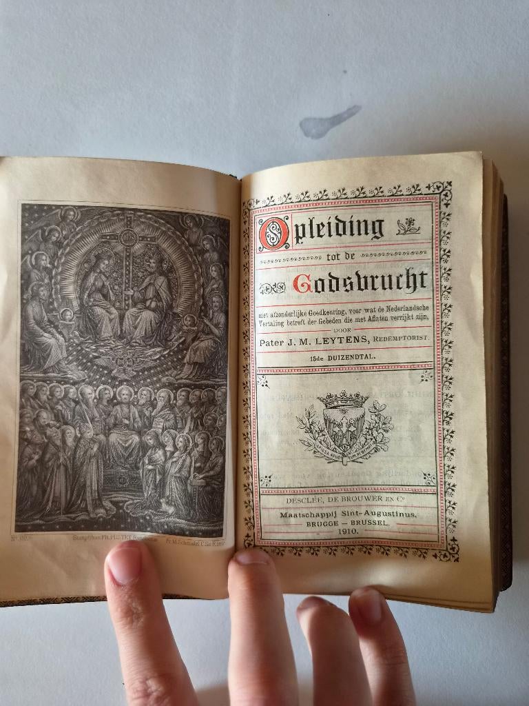 Opleiding tot de godsvrucht (1910) – Pater J.M. Leytens, Antiek en Kunst, Ophalen of Verzenden