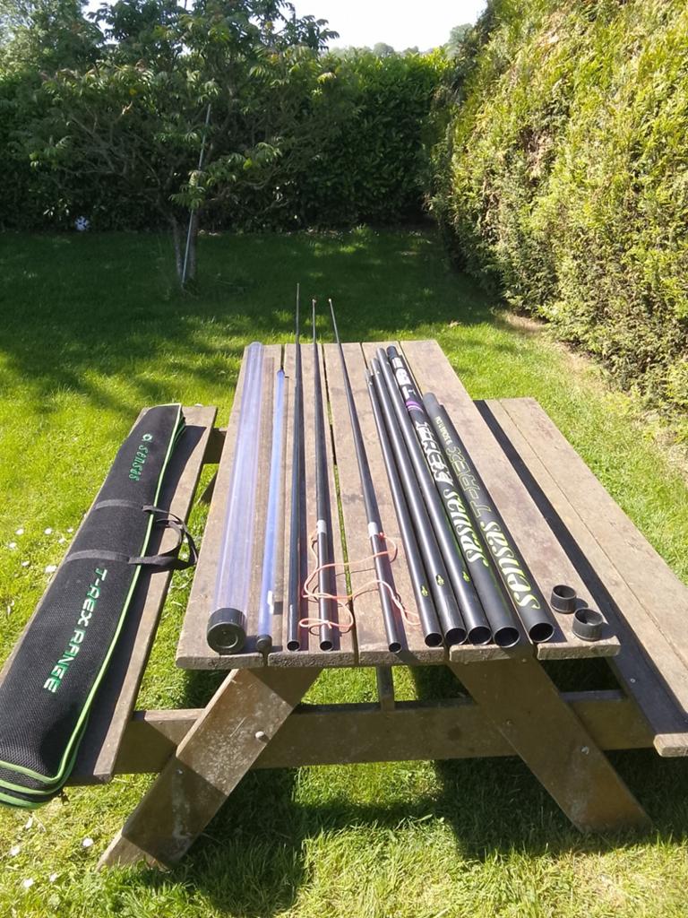 Canne au coup carpe SENSAS T-Rex 34 de 9, 50m+1kit strip+1cp, Enlèvement