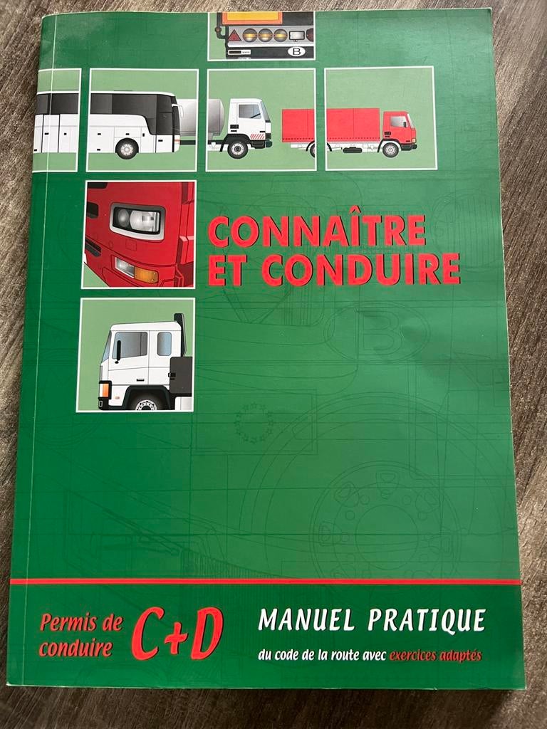 Livre permis de conduire camion C et D, Livres, Enlèvement ou Envoi, Comme neuf, Camion