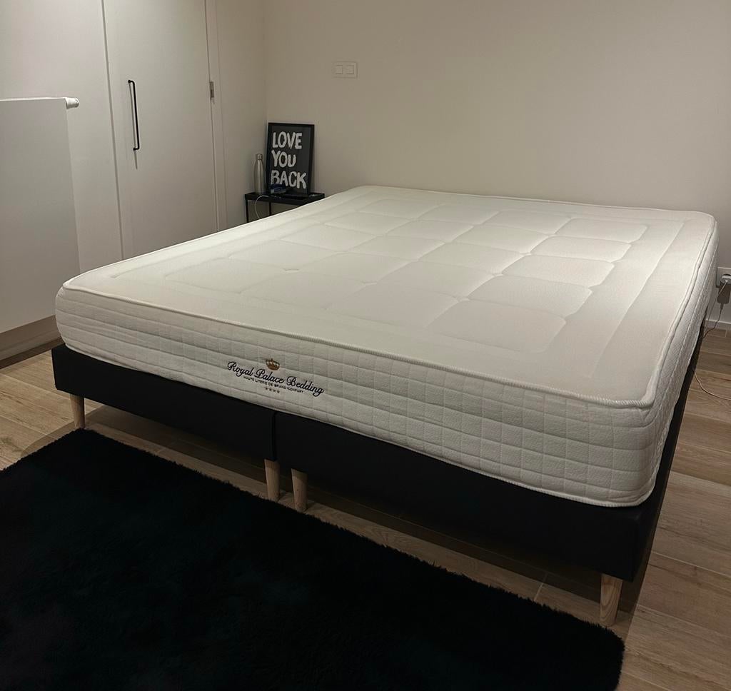 Matras + boxspringset 180x200 cm, Huis en Inrichting, Ophalen, Zo goed als nieuw
