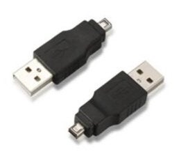 USB A / USB Mini Adapter Connector Koppelstuk M/M Man - Man, Ophalen of Verzenden, Gebruikt