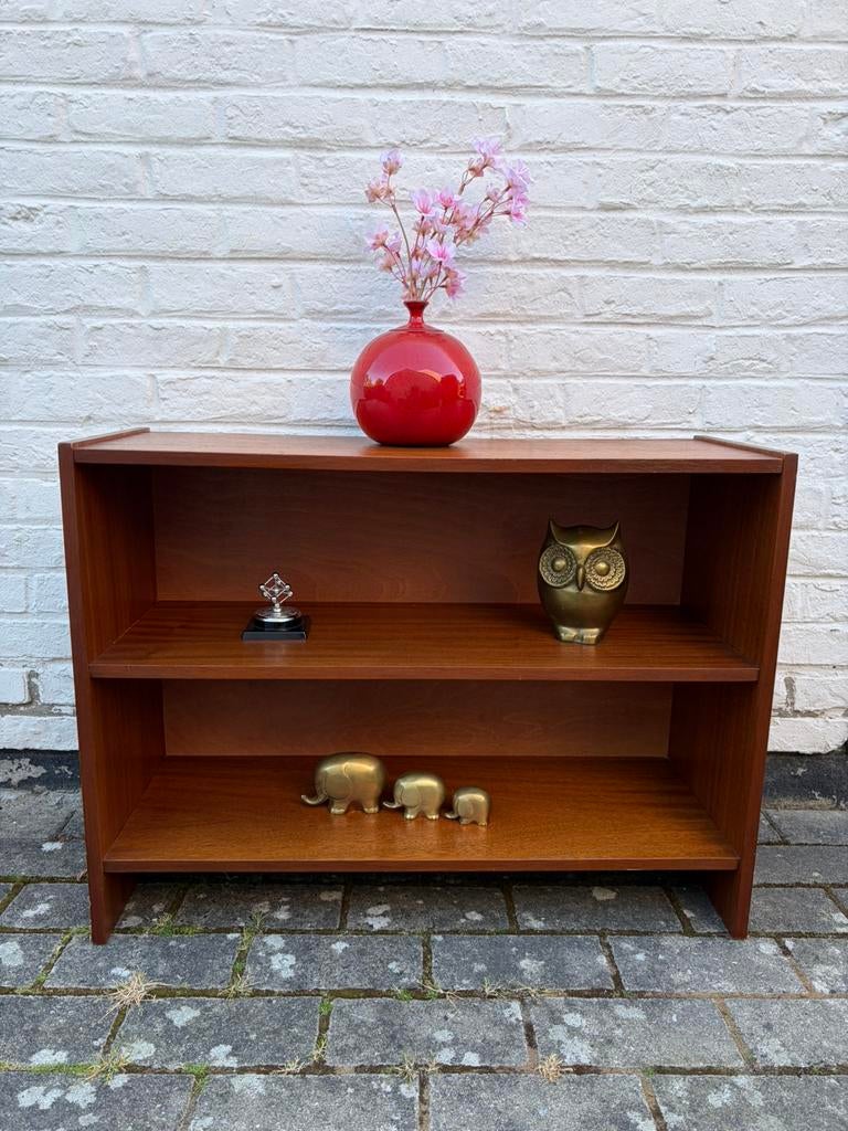Vintage Scandinavische boekenkast/plank, Huis en Inrichting, Ophalen, Gebruikt