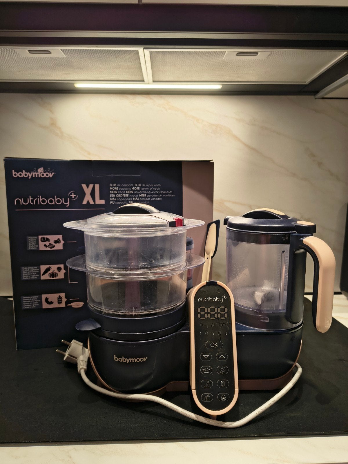 Babymoov Nutribaby plus XL Limited Edition Gold - babycook, Gebruikt, Babymoov, Babyvoedingmaker, Automatisch