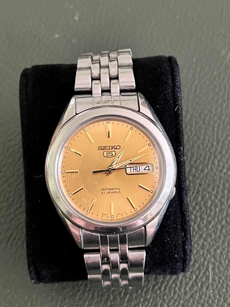Seiko 5 Vintage, Handtassen en Accessoires, Horloges | Antiek, Ophalen of Verzenden, Seiko