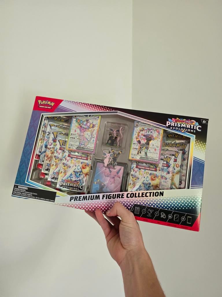 Collection de figurines Pokemon Prismatic Evolutions Premium, Enlèvement ou Envoi, Booster