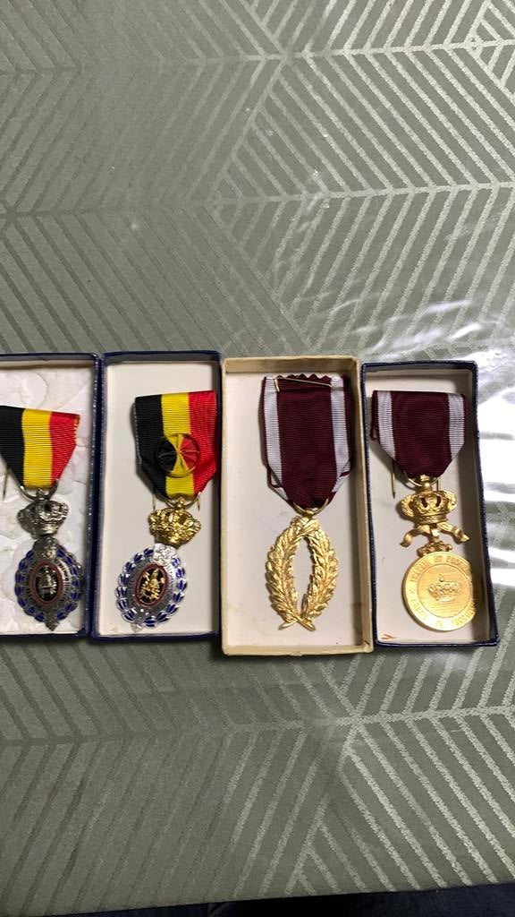 Belgische medaille, Ophalen, Landmacht, Lintje, Medaille of Wings