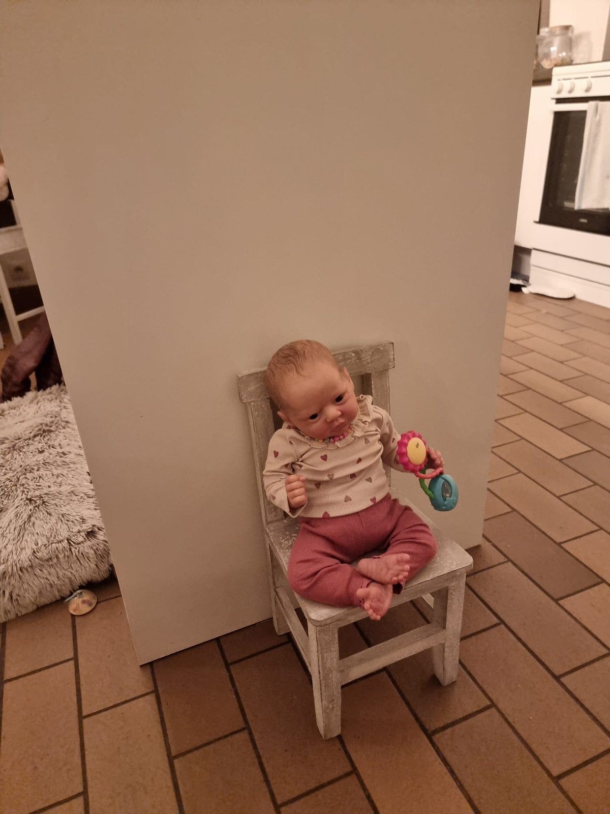 Reborn pop met certificaat, Ophalen, Zo goed als nieuw, Pop, Levensecht of Reborn