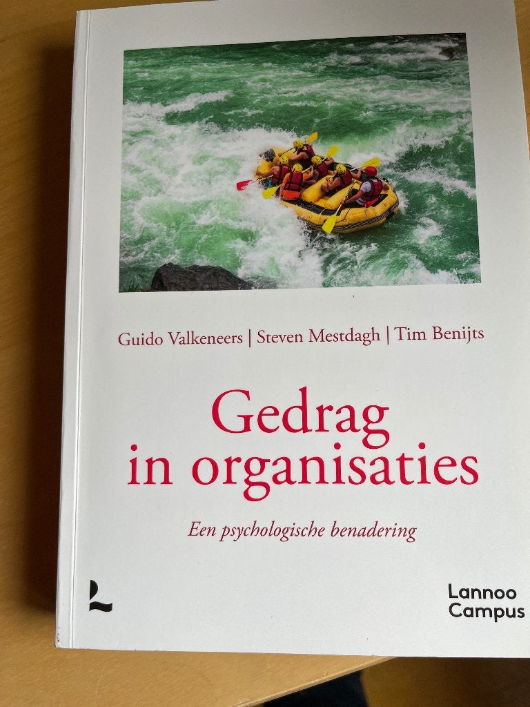 Gedrag in organisaties, Boeken, Ophalen, Sociale psychologie, Zo goed als nieuw, Lannoo Campus
