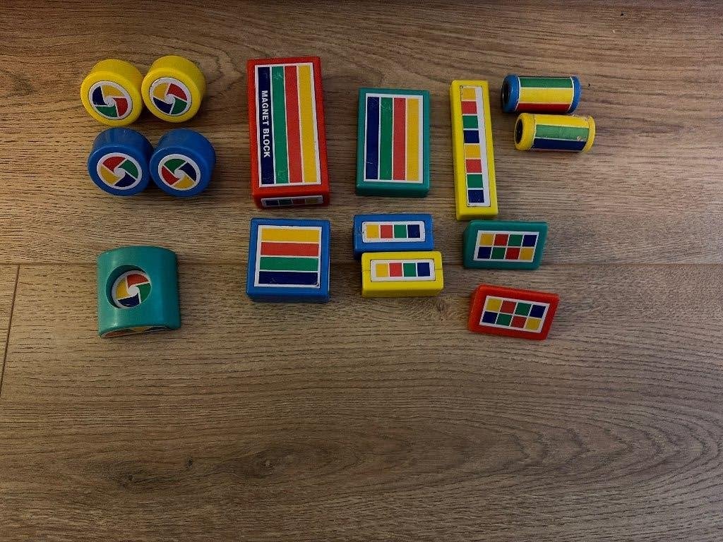 Vintage magnetic blocks (15 stuks), Antiek en Kunst, Ophalen