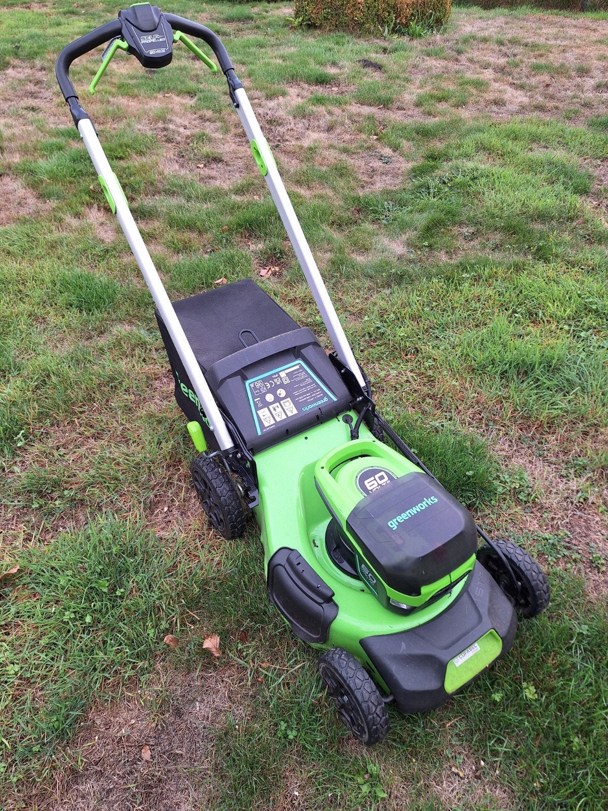 GREENWORKS ACCU GRASMAAIER 60V - 51 CM, Jardin & Terrasse, Tondeuses à gazon, Tondeuses à gazon sur batterie, Utilisé, Démarrage électrique