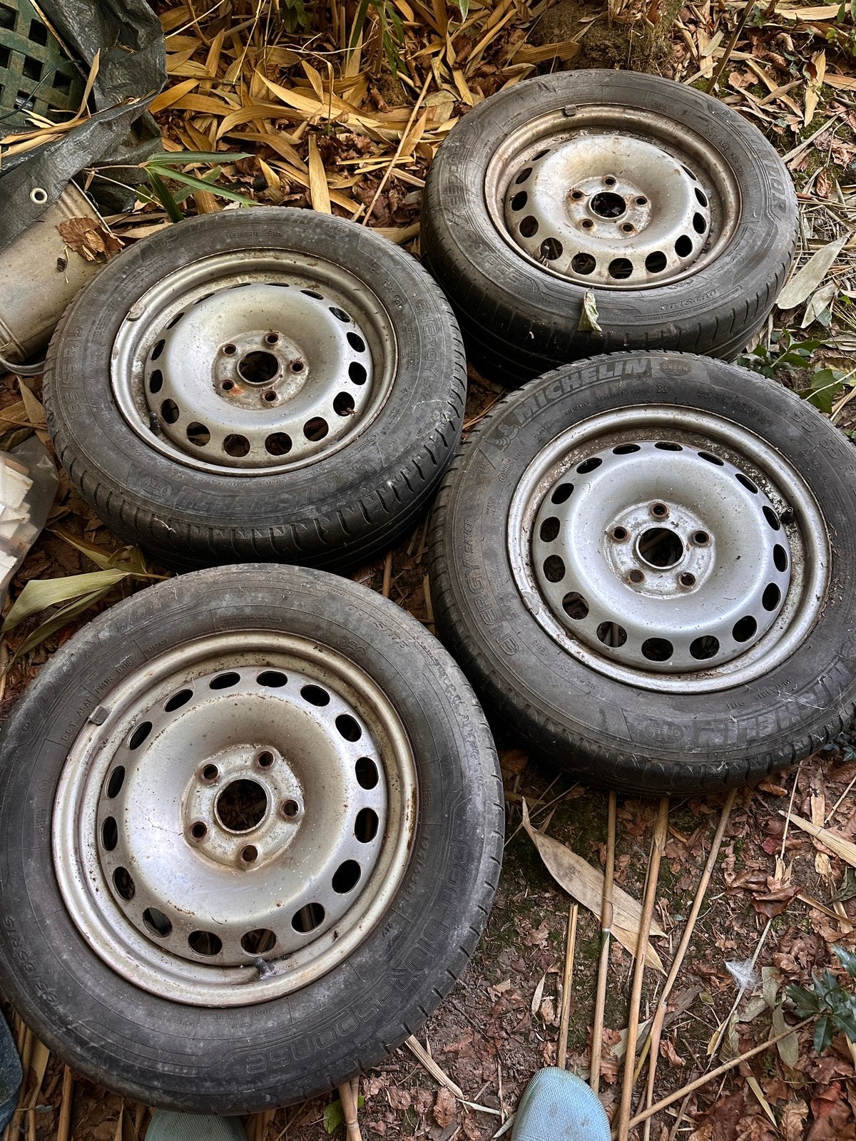 4 jantes en toles 15 pouces pour vw, Enlèvement, 15 pouces, Pneu(s)