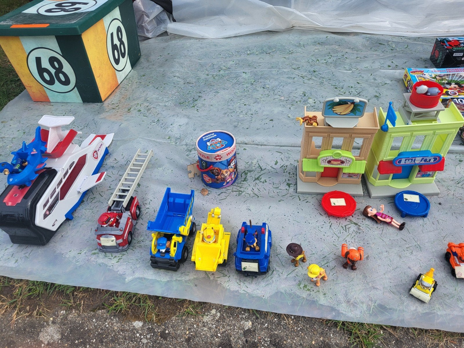 Paw patrol allerlei, Ophalen