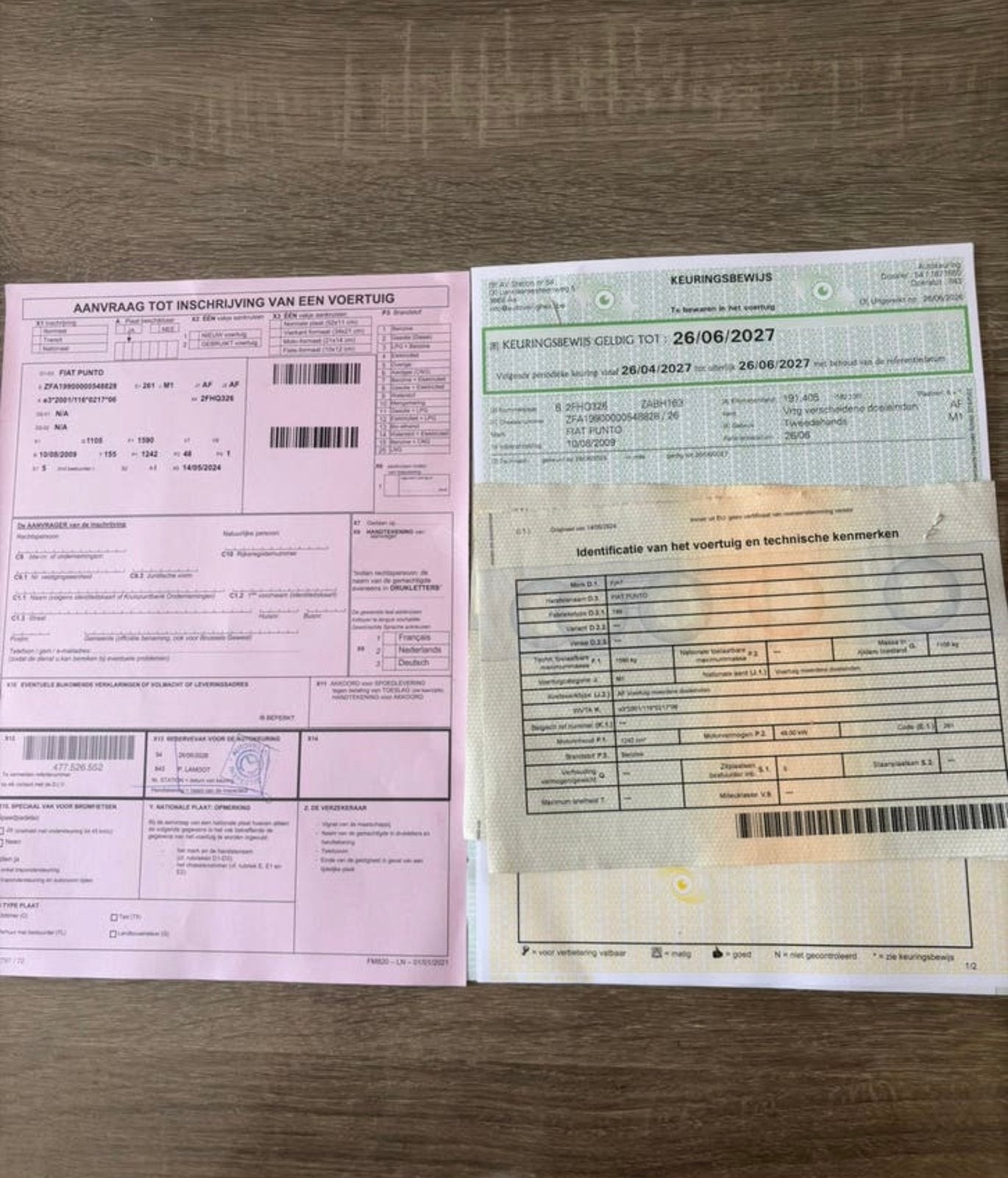 Fiat Punto, 1.2 benzine, gekeurd voor verkoop., Stof, Zwart, Blauw, 48 kW
