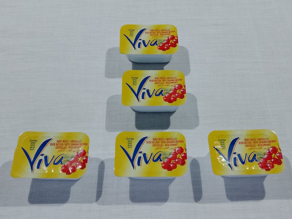 Viva Rode Bessenconfituur 30g – 5 x – Ongeopend, Divers, Produits alimentaires, Enlèvement