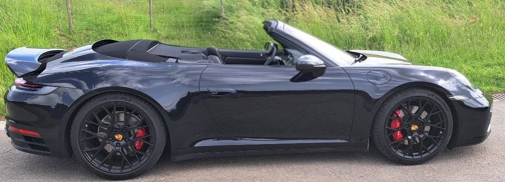 Porsche 911/992 4S cabriolet, Auto's, Porsche, Zwart, Cabriolet, Zwart, Leder