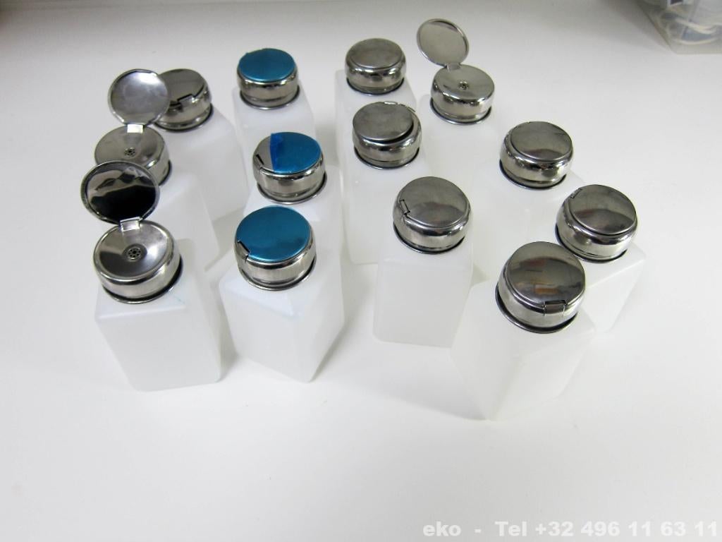 ESD pompflacon dispenser lot 13 stuks type vierkant, Huis en Inrichting, Ophalen of Verzenden, Overige typen