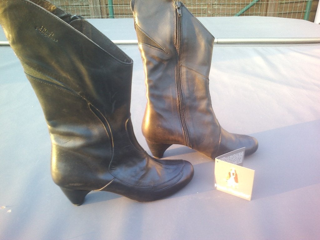 Zwarte Hush Puppies dameslaarzen.Maat 39., Kleding | Dames, Hoge laarzen, Zwart, Ophalen of Verzenden, Zo goed als nieuw