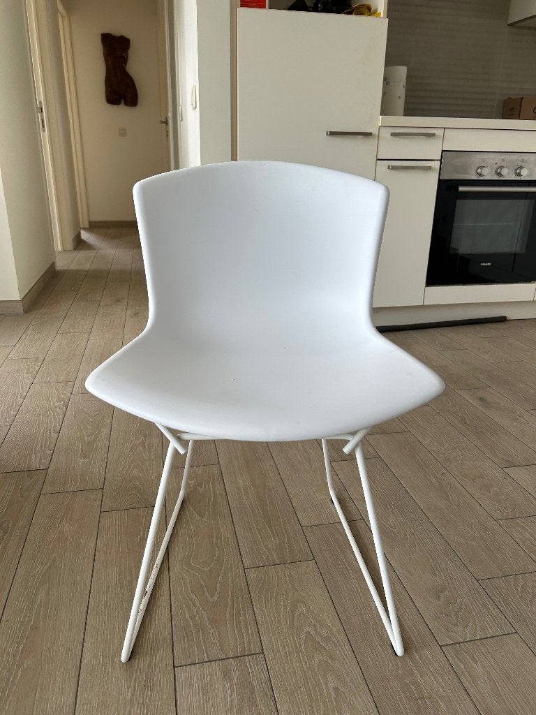 Design stoelen knoll, Huis en Inrichting, Ophalen, Wit, Nieuw, Vier
