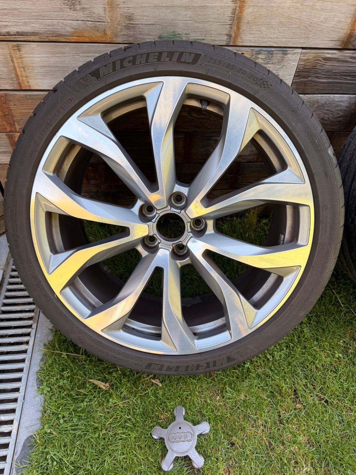 Audi 20 inch Y spoke velgen, Auto-onderdelen, Banden en Velgen, Ophalen, Gebruikt, 255 mm, Band(en)