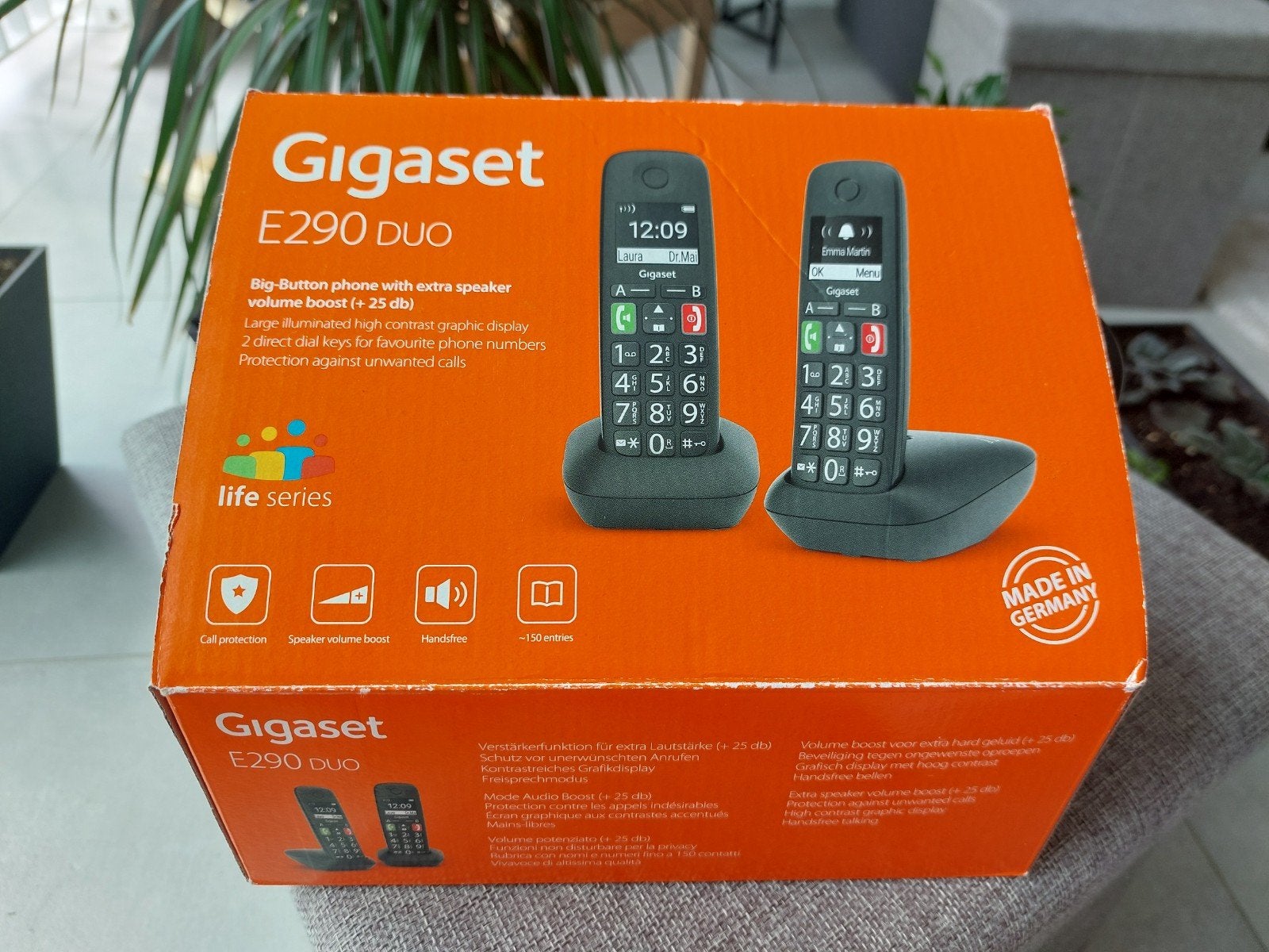 Gigaset E290 Duo — 1 neuf, 1 d'occasion — grandes touches et, Télécoms, Téléphones fixes | Combinés & sans fil, Enlèvement