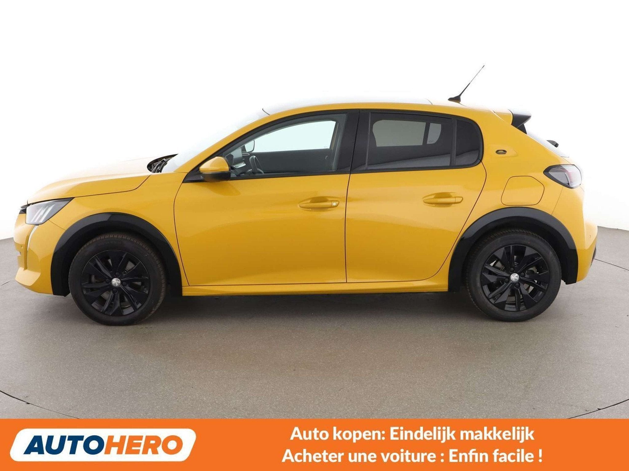 Peugeot e-208 electric drive 100 kW e Active (automatique), 100 kW, Achat, Jaune, 5 portes